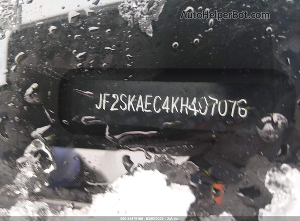 JF2SKAEC4KH407076 2019 SUBARU FORESTER Серебряный Вид подкапотного пространства