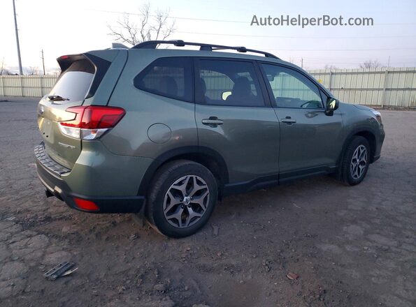 JF2SKAGC2KH565705 2019 SUBARU FORESTER Зеленый Задняя правая четверть