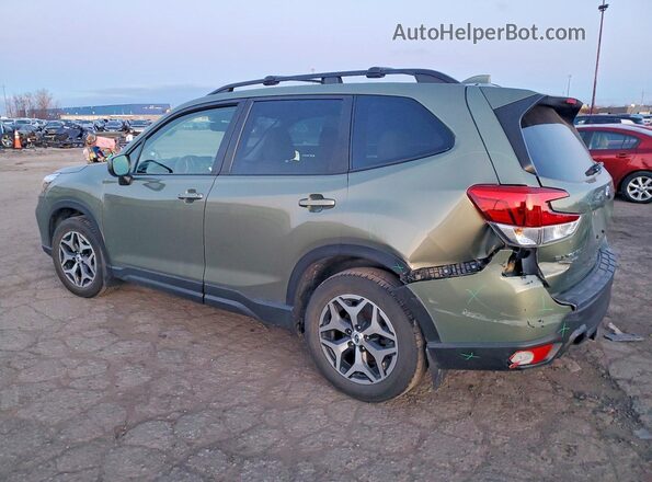 JF2SKAGC2KH565705 2019 SUBARU FORESTER Зеленый Задняя левая четверть