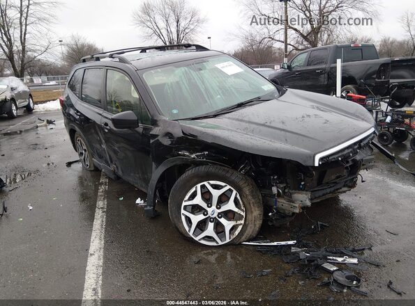 JF2SKAJC3LH495528 2020 SUBARU FORESTER Черный Передняя правая четверть