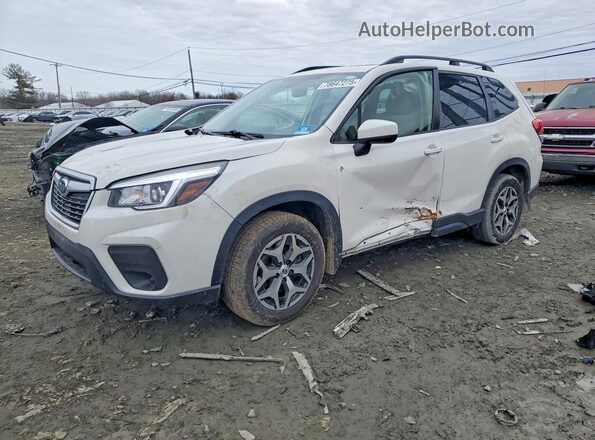 JF2SKAJC9LH493833 2020 SUBARU FORESTER Белый Передняя левая четверть