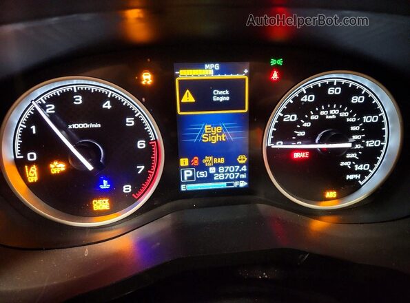 JF2SKALCXRH451726 2024 SUBARU FORESTER Черный Вид щитка приборов