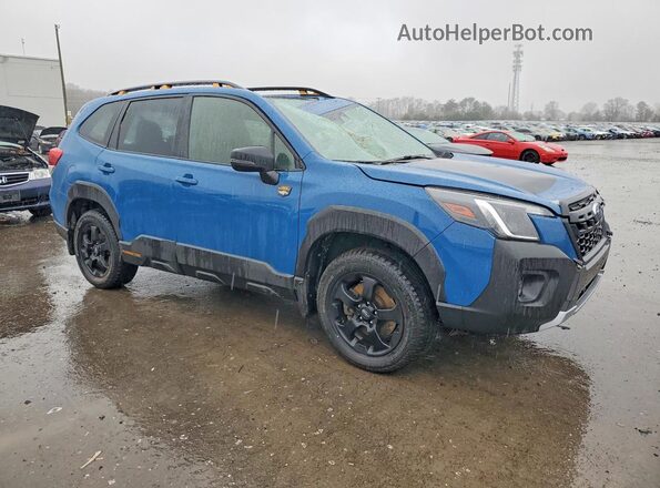 JF2SKAMC2NH518344 2022 SUBARU FORESTER Blue Առջևի աջ