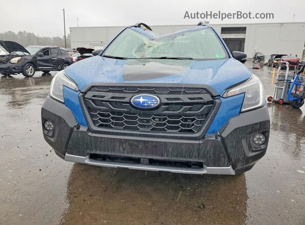 JF2SKAMC2NH518344 2022 SUBARU FORESTER Blue Դիմացի տեսք