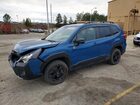 2023 Subaru Forester Wilderness Синий vin: JF2SKAMC9PH440115