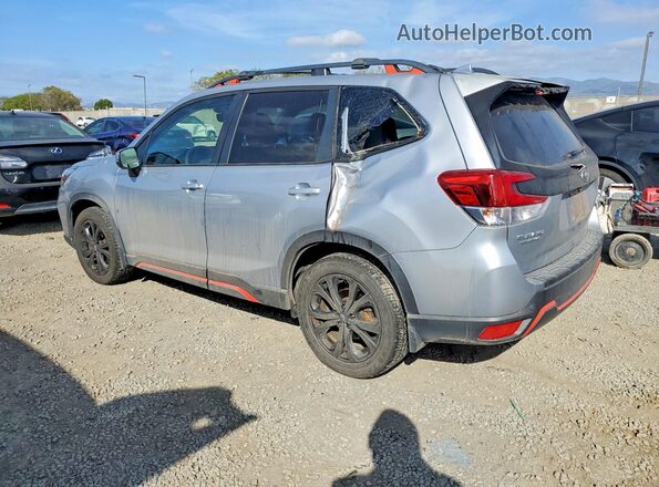 JF2SKAPC0KH557019 2019 SUBARU FORESTER Silver Задня ліва чверть