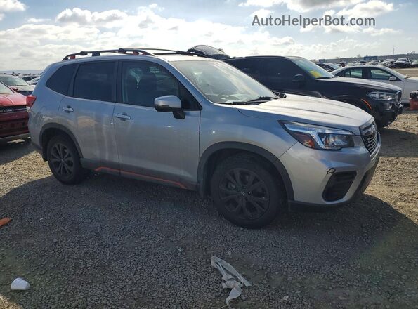 JF2SKAPC0KH557019 2019 SUBARU FORESTER Silver Передня права чверть