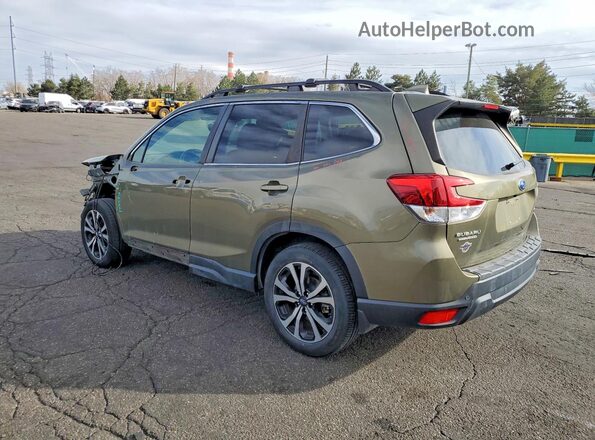 JF2SKAPC0NH489244 2022 SUBARU FORESTER Green Trasero izquierdo