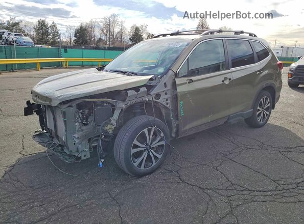 JF2SKAPC0NH489244 2022 SUBARU FORESTER Green Vista tres cuartos delantera izquierda