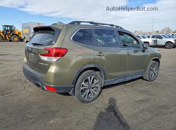 JF2SKAPC0NH489244 2022 SUBARU FORESTER Green Trasero derecho