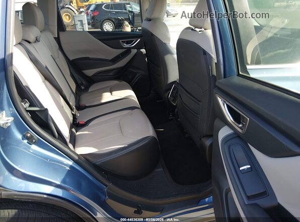 JF2SKAPC3NH487133 2022 SUBARU FORESTER Blue Вид наклейки з VIN-кодом