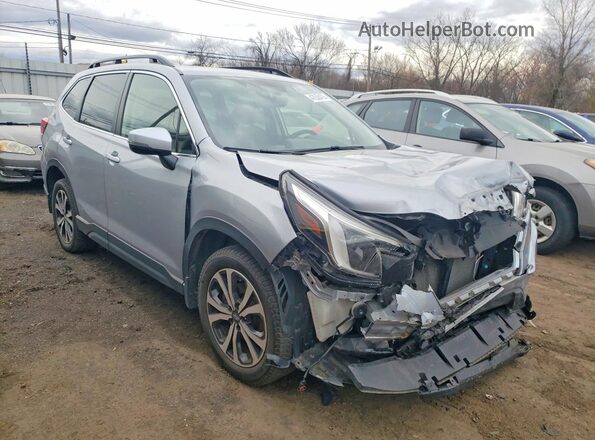 JF2SKAPC6NH432837 2022 SUBARU FORESTER Серебряный Передняя правая четверть