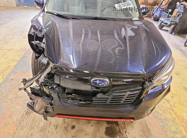 JF2SKAPCXKH582929 2019 SUBARU FORESTER Blue Widok komory silnika
