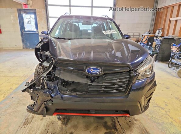 JF2SKAPCXKH582929 2019 SUBARU FORESTER Blue Widok z przodu