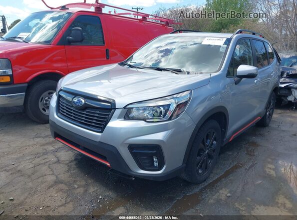 JF2SKARC0LH484376 2020 SUBARU FORESTER Серебряный Передняя левая четверть