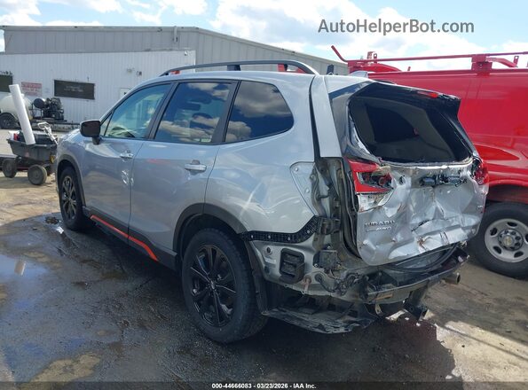 JF2SKARC0LH484376 2020 SUBARU FORESTER Серебряный Задняя левая четверть
