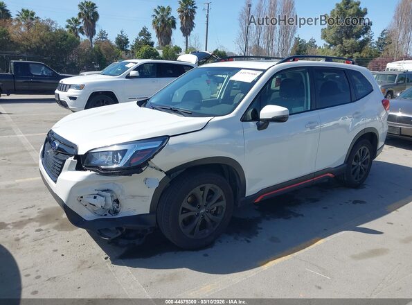 JF2SKARC2LH602119 2020 SUBARU FORESTER Белый Передняя левая четверть