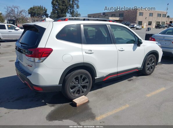 JF2SKARC2LH602119 2020 SUBARU FORESTER Белый Задняя правая четверть