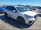 2021 Subaru Forester Sport White vin: JF2SKARC7MH455667