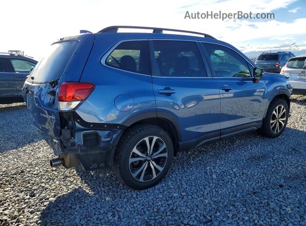JF2SKASC5KH499982 2019 SUBARU FORESTER Синий Задняя правая четверть
