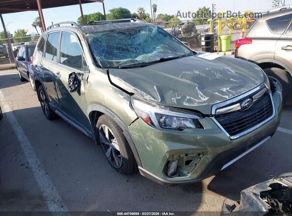 JF2SKAWC4KH444885 2019 SUBARU FORESTER Green Przód prawy