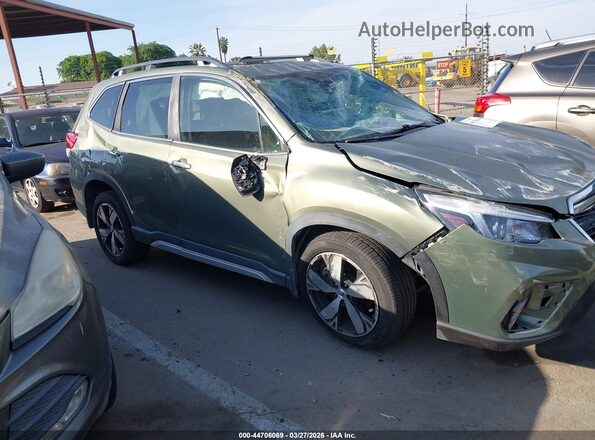 JF2SKAWC4KH444885 2019 SUBARU FORESTER Green Widok zestawu wskaźników