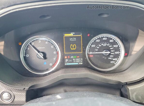 JF2SKAWC8KH400503 2019 SUBARU FORESTER Серебряный Вид щитка приборов