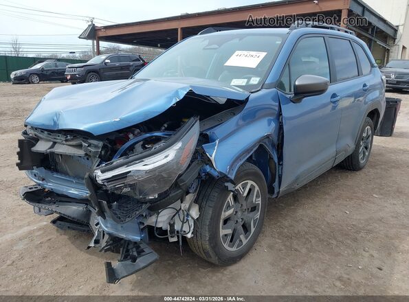 JF2SLDDC9SH536737 2025 SUBARU FORESTER Синий Передняя левая четверть