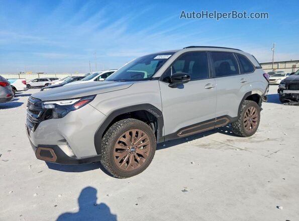 JF2SLDHC2SH475645 2025 SUBARU FORESTER Gray Vista tres cuartos delantera izquierda
