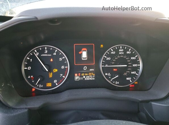 JF2SLDNC2SH408774 2025 SUBARU FORESTER Black Widok zestawu wskaźników