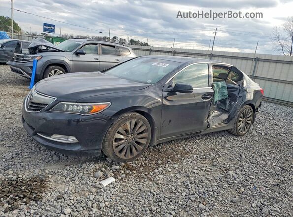 JH4KC1F54GC000146 2016 ACURA RLX Black Передня ліва чверть