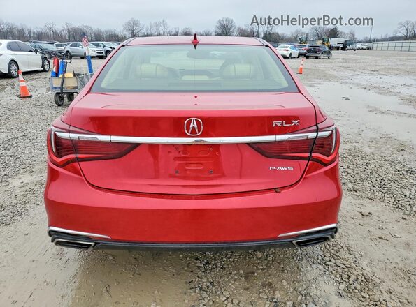 JH4KC1F56JC001046 2018 ACURA RLX Red Vista trasera
