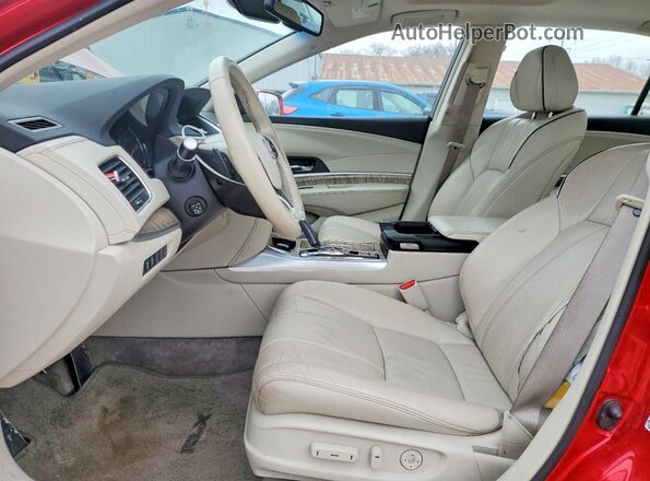 JH4KC1F56JC001046 2018 ACURA RLX Red Vista interior delantera