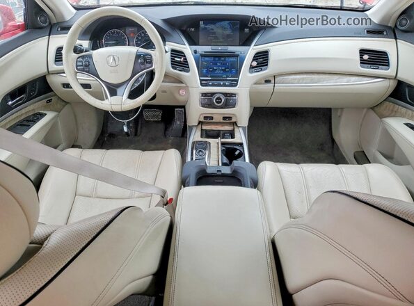 JH4KC1F56JC001046 2018 ACURA RLX Red Vista del salpicadero