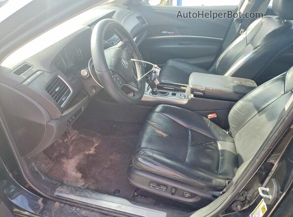 JH4KC1F57GC001615 2016 ACURA RLX Black Widok wnętrza z przodu