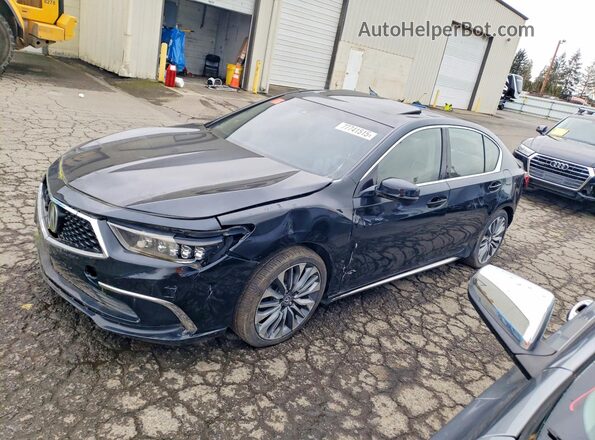 JH4KC1F57JC001511 2018 ACURA RLX Черный Передняя левая четверть