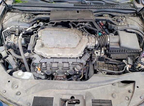 JH4KC1F57JC001511 2018 ACURA RLX Черный Вид задней части салона