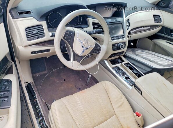 JH4KC1F57JC001511 2018 ACURA RLX Черный Вид панели приборов