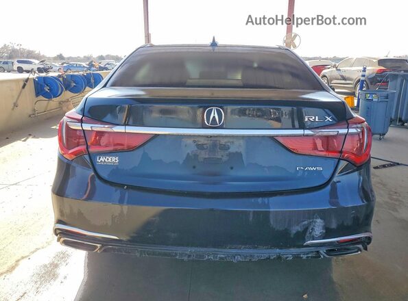 JH4KC1F58JC001601 2018 ACURA RLX Black Widok z tyłu