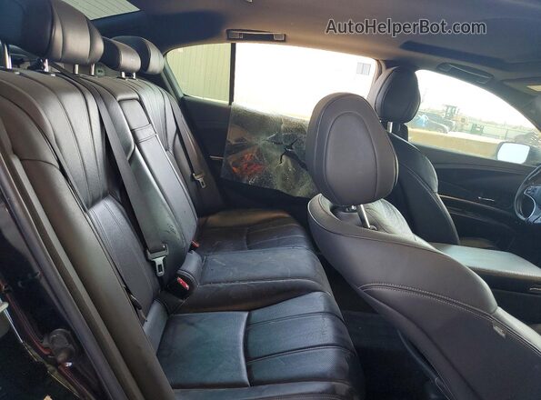 JH4KC1F58JC001601 2018 ACURA RLX Black Widok tylnych siedzeń