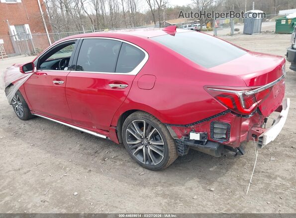 JH4KC2F93JC000137 2018 ACURA OTHER Красный Задняя левая четверть