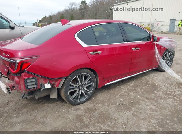 JH4KC2F93JC000137 2018 ACURA OTHER Красный Задняя правая четверть