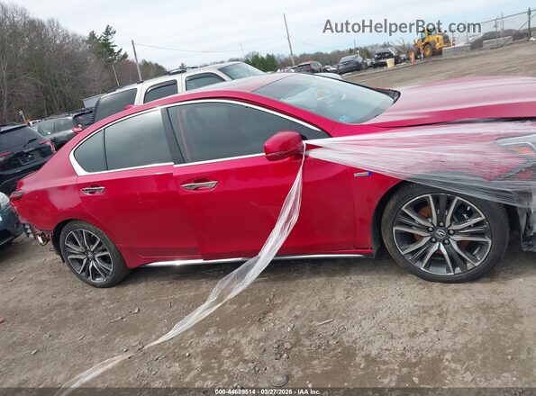 JH4KC2F93JC000137 2018 ACURA OTHER Красный Вид задней части салона