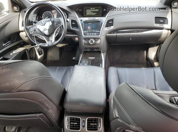 JH4KC2F95JC000513 2018 ACURA RLX Черный Вид панели приборов