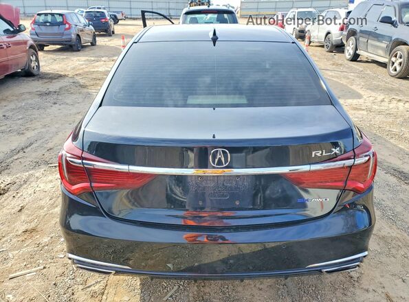 JH4KC2F96LC000474 2020 ACURA RLX Black Vista trasera