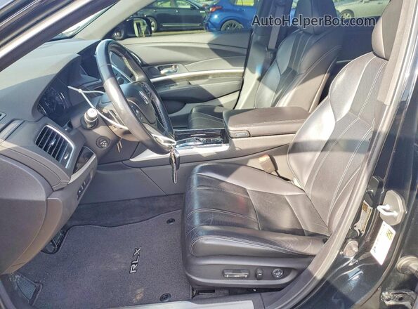 JH4KC2F96LC000474 2020 ACURA RLX Black Vista interior delantera