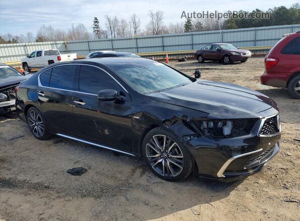 JH4KC2F96LC000474 2020 ACURA RLX Black Delantero derecho