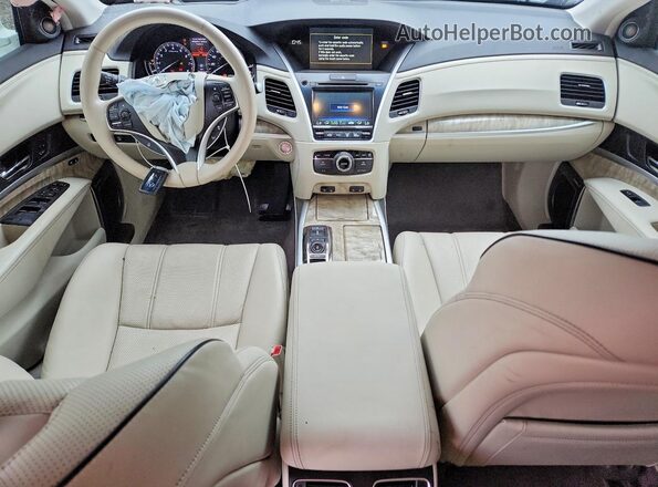 JH4KC2F97JC000383 2018 ACURA RLX White Вид панелі приладів