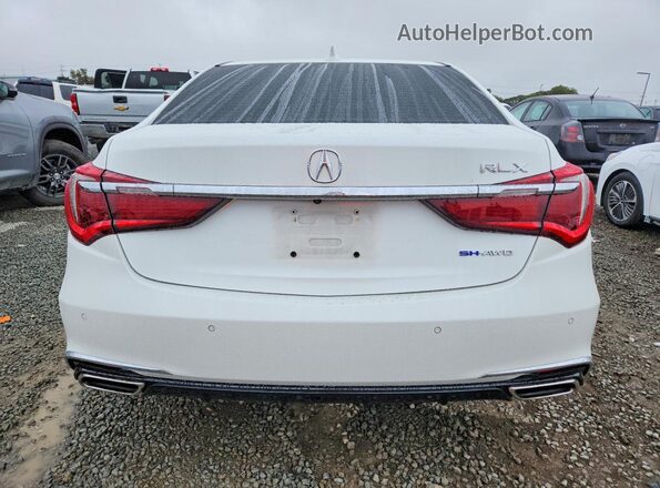 JH4KC2F97JC000383 2018 ACURA RLX White Вид ззаду