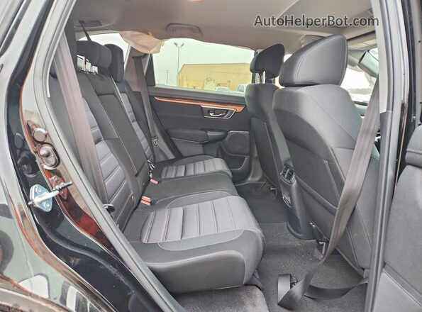 JHLRW2H53KX022489 2019 HONDA CRV Black Widok tylnych siedzeń